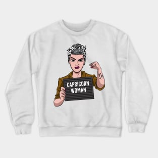 Capricorn Woman Crewneck Sweatshirt